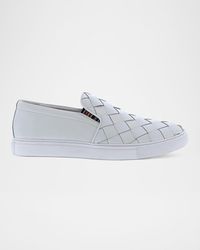 Robert Graham - Apos;S Erosion Woven Leather Low-Top Sneakers - Lyst
