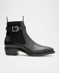 John Varvatos - Apos;S Walker Buckle Chelsea Boots - Lyst