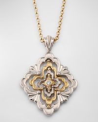 Buccellati - Iconica Diamond 18K And Pendant Necklace - Lyst