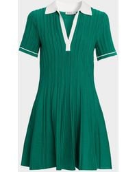 Jonathan Simkhai - Page Knit Polo Mini Dress - Lyst