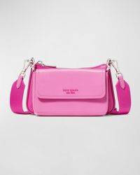 Kate Spade - Double Up Patent Leather Crossbody Bag - Lyst