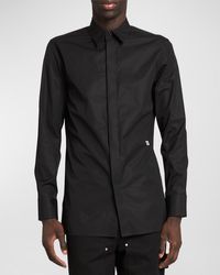 Givenchy - Basic Dress Shirt With Mini 4g Embroidery - Lyst