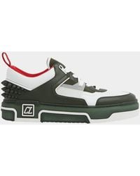 Christian Louboutin - Astroloubi Bicolor Leather Low-Top Sneakers - Lyst