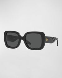 Tory Burch - 54mm Square Sunglasses - Lyst