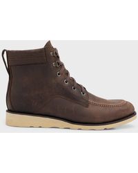 Peter Millar - Alpine Descent Leather Hiking Boots - Lyst