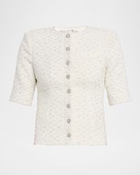 Generation Love - Tashi Short-Sleeve Tweed Jacket - Lyst