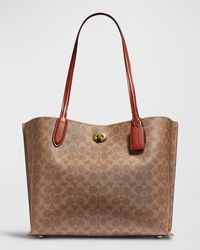 COACH - Willow Tote Bag In Signature Canvas - Lyst