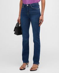 FRAME - Le High Straight Long Jeans - Lyst