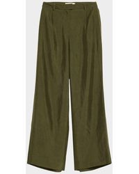 Jason Wu - Crinkled Satin Straight-Leg Trousers - Lyst