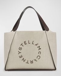 Stella McCartney - Logo Eco Canvas Tote Bag - Lyst