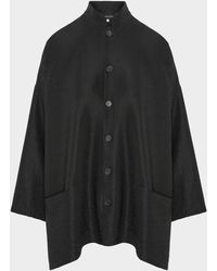 Eskandar - Wide A-Line Mandarin Jacket - Lyst