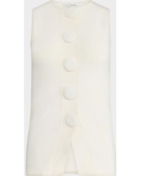Altuzarra - Happer Button-Front Top - Lyst