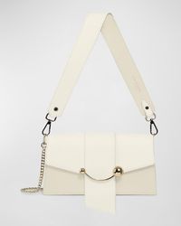 Strathberry - Crescent Mini Leather Shoulder Bag - Lyst