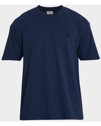 Saint Laurent - Apos;S Embroidered Cassandre Logo T Shirt - Lyst