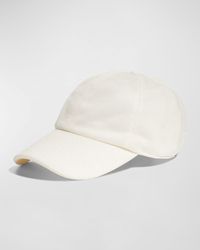 The Row - Caspian Silk Piqué Baseball Hat - Lyst