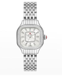 Michele - Meggie Diamond Bezel And Mother-of-pearl Watch - Lyst