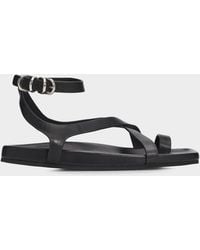 Rag & Bone - Rue Leather Sandals - Lyst