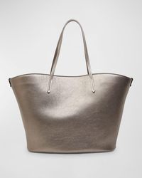 Brunello Cucinelli - Metallic Leather Tote Bag - Lyst