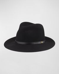 Rag & Bone - Floppy Brim Wool Fedora Hat - Lyst
