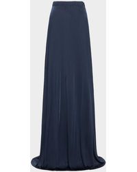 Ramy Brook - Chris Satin Maxi Skirt - Lyst
