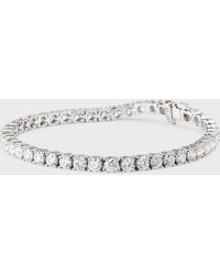 Neiman Marcus - 18k White Gold Diamond Tennis Bracelet, 8.55tcw - Lyst