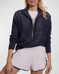 Varley - Aurora Half-Zip Knit Sweater - Lyst