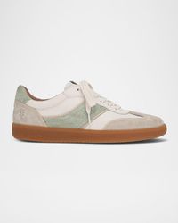 Frye - Milly Mixed Leather Low-Top Sneakers - Lyst