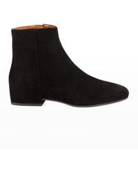 Aquatalia - Ulyssa Waterproof Suede Ankle Boots With Hidden Wedge - Lyst