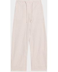 Jonathan Simkhai - Gingham Drawstring Pants - Lyst