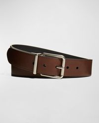 Shinola - Reversible Rectangular-Buckle Leather Belt - Lyst