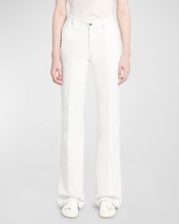 Loro Piana - Thayer High-Rise Straight-Leg Denim Pants - Lyst