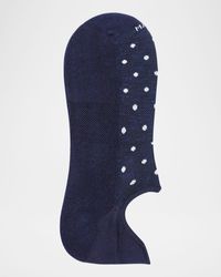 Marcoliani - Invisible Sneaker Polka Dot Pima Cotton No-Show Socks - Lyst