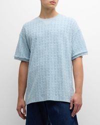 Givenchy - 4G Logo Jacquard Short-Sleeve T-Shirt - Lyst