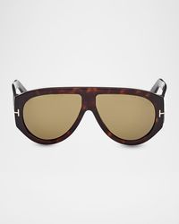 Tom Ford - Bronson 60Mm Acetate Pilot Sunglasses - Lyst