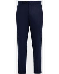 Brunello Cucinelli - Apos;S Wool Flannel Flat-Front Pants - Lyst