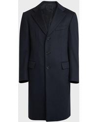 Brioni - Apos;S Solid Wool Topcoat - Lyst