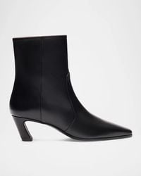 Stuart Weitzman - 50Mm Stassi Leather Booties - Lyst
