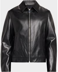 Givenchy - Apos;S Leather Full-Zip Biker Jacket - Lyst