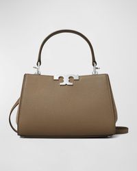 Tory Burch - Eleanor Mini Pebbled Leather Satchel Bag - Lyst