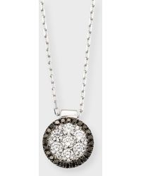 Frederic Sage - Round Firenze Ii Black And White Diamond Necklace - Lyst