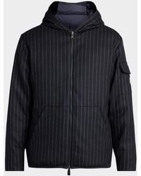 Moncler - Apos;S Ceze Reversible Pinstripe Wool Down Jacket - Lyst