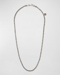 John Varvatos - Artisan Woven Texture Chain Necklace, 24"L - Lyst