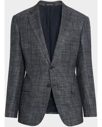 Emporio Armani - Wool Faded Plaid G Line Sport Coat - Lyst