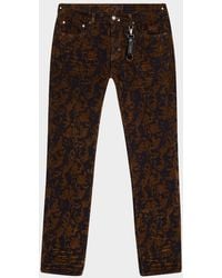 PRPS - Slim-Straight Jacquard Jeans - Lyst