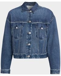 Rag & Bone - Rb Miramar Terry Trucker Jacket - Lyst