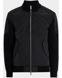 Moose Knuckles - Apos;S Magnus Knit Hybrid Bomber Jacket - Lyst