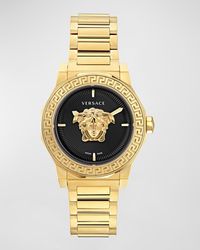 Versace - 38Mm Medusa Deco Watch With Bracelet Strap, Plated - Lyst