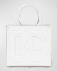 Dolce & Gabbana - Dg Logo Leather Top-Handle Bag - Lyst