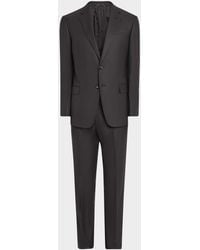 Giorgio Armani - Soft Basic Two-piece Suit, Black - Lyst
