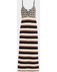 Ramy Brook - Harlow Crochet Knit Midi Dress - Lyst